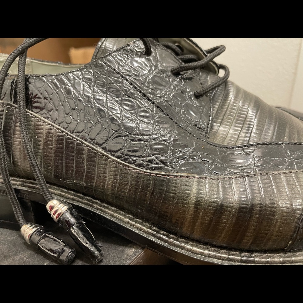 Slate Grey/Money Green Men’s sz 12 Dress Shoe